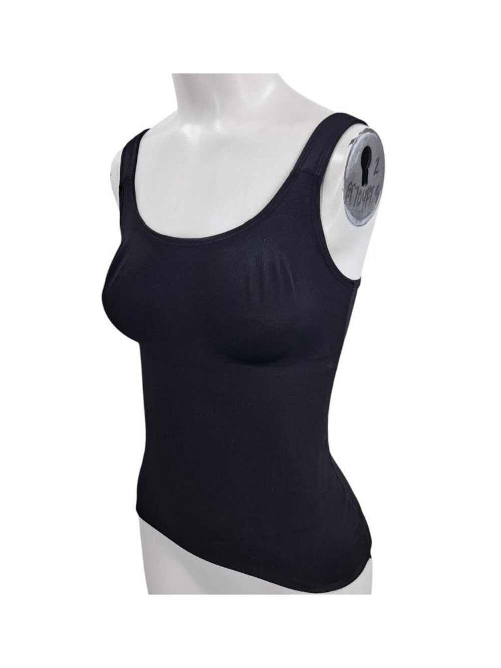Ruby Ribbon Original Camisole Tank Top Size 32 Shaping Black Shapewear Bra